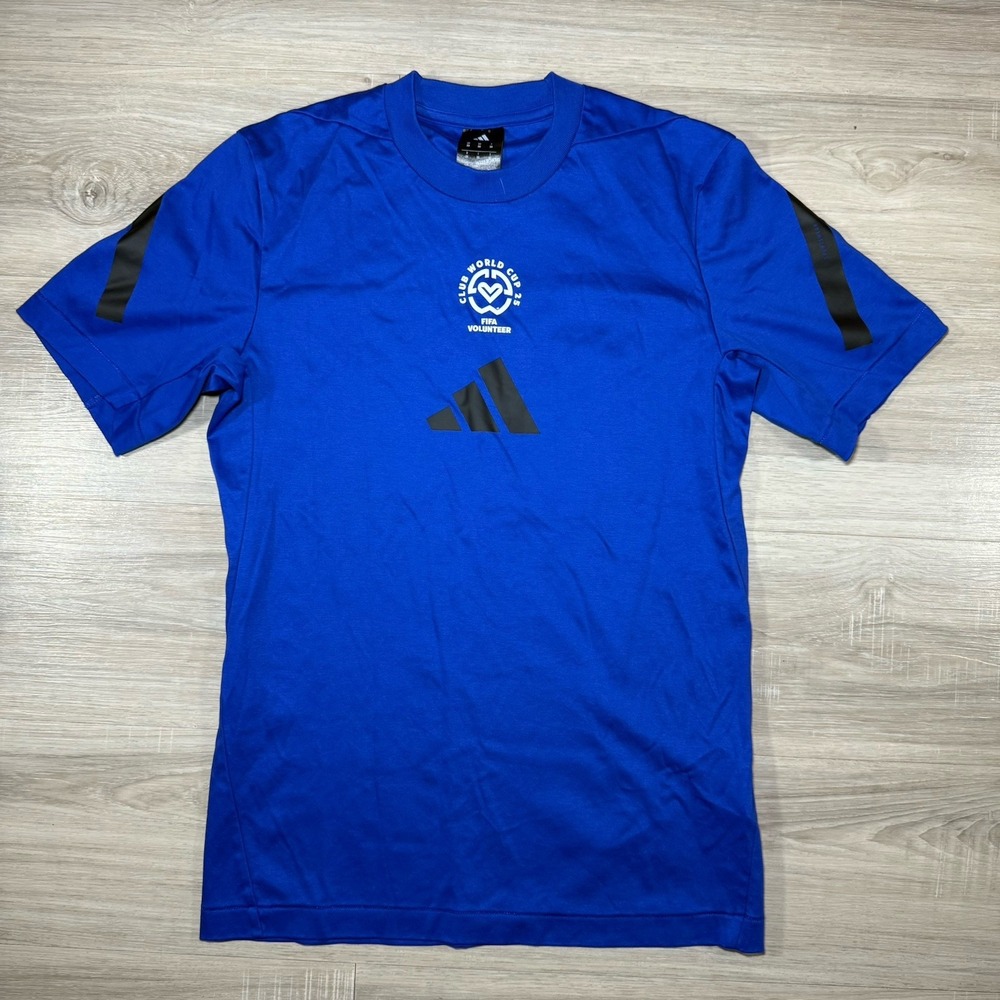 Adidas FIFA‎ Club World Cup 25 Tee Shirt 2025 Men's Size XS Blue Graphic